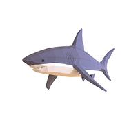 Sculpture en papier de requin, kit de bricolage prédécoupé, figurine d'animaux marins faite à la main, couleur, décoration d'intérieur, tous les accessoires inclus