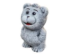 Sculpture En Pierre Ours En Peluche Bob Résistant Au Gel Décoration De Jardin