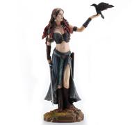 Sculpture en r sine Veronese Design 11 pouces Morrigan, la d esse celtique de la naissance et de la bataille, finition peinte la main
