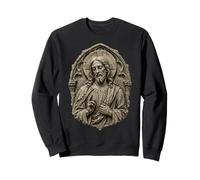 Sculpture en Relief de la cathédrale de Jésus-Christ, icône sacrée Sweatshirt