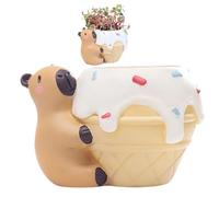 Sculpture en résine pour mignonnes | Figurine décorative pour table, étagère, rebord de fenêtre, salon, chambre à coucher, intérieur, extérieur, balcon, terrasse