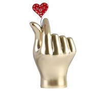 Sculpture esthétique des mains du coeur du doigt 'amour, statue du geste de l'amour | Décoration de geste moderne en résine pour la sculpture d'amour | Ornements de bureau, décorations de rome