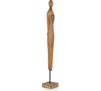 Sculpture Figure Mains sur le dos 73x10x10cm Décoration en bois Moderne Salon