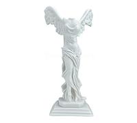 Sculpture grecque La Victoire de Samothrace Louvre Museum en marbre moulé 29,5 cm