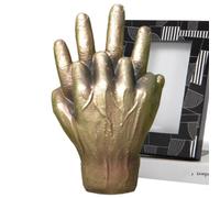 Sculpture mains entrelacées d'amoureux, sculpture décorative de mains - Artisanat artisanal des amoureux des âmes sœurs,Signe de geste artistique créatif, statue de figurine fermée pour mariage, anniv