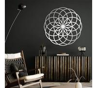 Sculpture murale à géométrie sacrée pour la méditation et la décoration d'intérieur moderne