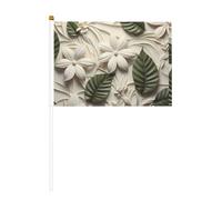 Sculpture murale en dix pièces avec drapeau imprimé double face 14 x 20,8 cm, adapté pour les activités d'équipe encourageant