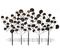 Sculpture murale en metal 'SERENADE DES ARBRES' | 117x72x6cm