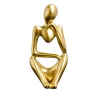 Sculpture nordique en résine - Pièce de décoration d'intérieur unique pour différents décors (doré B)