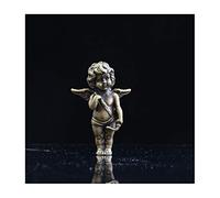 Sculpture, rétro Dieu de l'amour Cupidon Statue, Petits Ornements en Laiton Ange Figurines décorations de Bureau Accessoires de décoration pour la Chambre,Laiton