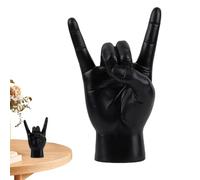 Sculpture Rock Hand - Statue de Main Rock and Roll, Statue de Geste, Art de la Main | Décoration esthétique de Geste de Main, Figurine de Main d’Art Contemporain, Signe « Je t’Aime » pour la décora