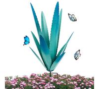 Sculpture rustique en tequila - Plantes d'agave en métal pour cour | Plante à faire soi-même pour décoration d'intérieur, agave en fer, ornements extérieurs, simulation créative, plantes vertes,