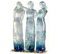 Sculpture Sisters by My Side célèbre l'amitié des trois sœurs, figurine en résine peinte à la main, cadeau d'anniversaire pour femme, sœur et meilleure amie (trois sœurs)