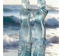 Sculpture « Sisters by My Side » pour célébrer l'amitié des trois sœurs, cadeau d'anniversaire pour femme, cadeau spécial de Noël pour les meilleures femmes (2)