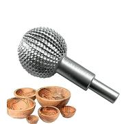 sculpture sur bois, fraise rotative sphérique multifonctionnelle, broyeur à gouge à bille avec un design bien conçu, outil meulage rotatif pour meubles, œuvres d'art, sculpture et coupe