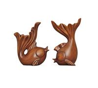 Sculpture Tabletop Feng Shui Poisson Carpe Figurine Fish Wealth Statues Lucky Figurine Decor Office décoration Ornements de Table