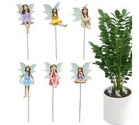 Sculptures de fées de Fleurs - Figures de Petites pelouses, décorations de résine | Accessoires d'artisanat pour Les Anniversaires Statues extérieures pelouses balcons terrasses, décoration de Jardin