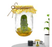 Sculptures modernes décoration de la maison, figurines décoratives pour la maison - Sculpture créative de soutien émotionnel avec ornement de cornichon - Figurines de bureau et