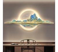 Sculptures murales 3D, peinture de paysage décorative moderne pour salon, couloir, couloir et chambre à coucher - Art traditionnel chinois pour décoration de la maison