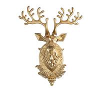 Sculptures Murales Décoratives, Décoration Murale Tête de Cerf Créative Européenne Moderne, Convient pour Cheminée, Salon, Galerie