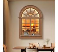 Sculptures murales LED avec Alimentation Secteur, décoration Murale Suspendue 3D texturée représentant Un Paysage avec lumière, pour Salon, Chambre, Couloir, entrée, intérieur de Maison (E 5