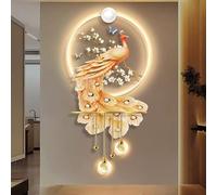 Sculptures murales modernes à LED, paysage 3D décoration murale avec lumière, pour salon, chambre à coucher, couloir, entrée, intérieur de maison