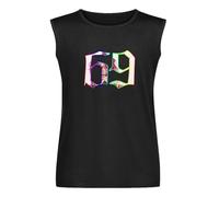 Scumgang 6Ix9Ine Tekashi 69 Rap Unisex Sleeveless T-Shirt Vests Top Black Mens Tank Tee M