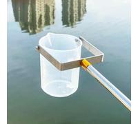 Scumlovy Échantillonneur d'eau télescopique 500 ML/1 000 ML, système d'échantillonnage, bécher à Pendule à Tige en Acier Inoxydable, louche d'échantillonnage pour la Surveillance environnementale, Qu