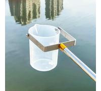 Scumlovy Échantillonneur d'eau télescopique 500 ML/1 000 ML, système d'échantillonnage, bécher à Pendule à Tige en Acier Inoxydable, louche d'échantillonnage pour la Surveillance environnementale, Qu