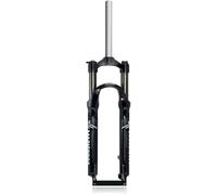 Scumlovy Fourche à Suspension pour VTT 26 Pouces, Pivot Droit 1-1/8", Frein à Disque Avant en V sans Filetage, débattement du Ressort 26 Pouces, 110 mm, Verrouillage Manuel 9 mm, fourches mécaniques