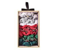 Scunci by Conair Lot de 10 chouchous dans une boîte cadeau - élastiques à cheveux - Cadeaux de vacances - Cadeaux pour adolescentes - Élastiques à cheveux - Accessoires pour cheveux pour filles et