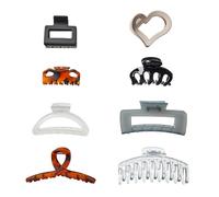 Scunci by Conair Lot de 8 pinces à cheveux pour cheveux épais Couleurs neutres