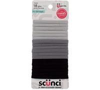 Scunci Lot de 18 élastiques pour queue de cheval sans endommager - Couleur grise
