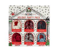 Scunci Lot de 6 chouchous classiques pour les vacances, couleurs assorties