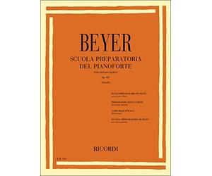 Scuola Preparatoria Del Pianoforte, Op. 101 de Ferdinand Beyer - Méthode de piano | Partitions pour piano destinées aux débutants, révisées par Ettore Pozzoli | Exercices et études classiques