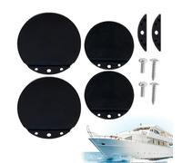 Scupper Flapper Kit de remplacement robuste 4 pièces | Bouchon de vidange Marine Scupper pour réparation de drainage, entretien, kayak, hors-bord, yacht