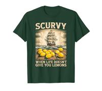 Scurvy When Life Doesn't Give You Lemons Funny Nautical T-Shirt