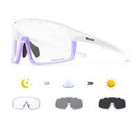 Scvcn Lunettes De Soleil Photochromiques En Plein Air Vélo Lunettes De Cyclisme Femmes Sport Uv400 Vtt Conduite Vélo Lunettes Hommes Lunettes Tactiques - Type [S145-06]-1lens No Box