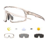 Scvcn Lunettes De Soleil Photochromiques En Plein Air Vélo Lunettes De Cyclisme Femmes Sport Uv400 Vtt Conduite Vélo Lunettes Hommes Lunettes Tactiques - Type [S145-09]-1lens No Box
