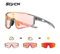 Scvcn Nouvelles Lunettes De Soleil De Cyclisme En Plein Air Hommes Lunettes De Vélo Vtt Sport Escalade Pêche Femmes Vélo Cyclisme Uv400 Lunettes - Type Red-16-1lens #B