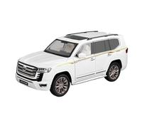 SCVWKAJA Véhicule Réplique Fidèle De Voiture 1:18 for Toyota Land Cruiser LC300 Alliage Zinc Moulé Échelle Modèle De Voiture Simulation Ornements en Métal Décoration Véhicules à Moteur(White)