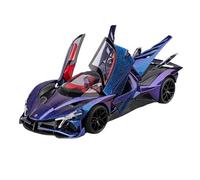 SCVWKAJA Véhicule Réplique Fidèle De Voiture 1:18 pour Apollo Projet Evo Modèle De Voiture De Sport Miniature en Alliage Décoration Métallique Véhicules à Moteur(Blue)