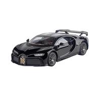 SCVWKAJA Véhicule Réplique Fidèle De Voiture 1:18 pour Bugatti Chiron Modèle De Voiture en Alliage Collection Artisanale Décoration De Maison Et De Bureau Véhicules à Moteur(Black)