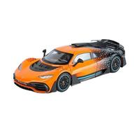SCVWKAJA Véhicule Réplique Fidèle De Voiture 1:18 pour Mercedes Benz AMG One Alliage Métal Échelle Modèle Voiture Bibliothèque Réception Affichage Tendance Ornements Véhicules à Moteur(Orange)
