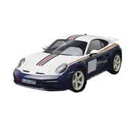 SCVWKAJA Véhicule Réplique Fidèle De Voiture 1:18 pour Porsche 911 Dakar 2023 Maquette Voiture Classique en Alliage Simulation Véhicule en Métal Collection Artisanale Véhicules à Moteur(White)