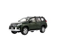 SCVWKAJA Véhicule Réplique Fidèle De Voiture 1:18 pour Toyota Land Cruiser Prado Simulation Modèle De Voiture De Luxe en Alliage Métallique Ornements Collection Véhicules à Moteur(Green)