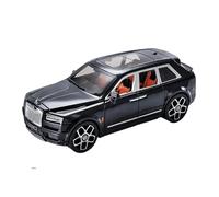 SCVWKAJA Véhicule Réplique Fidèle De Voiture 1:20 pour Rolls-Royce Cullinan Alliage Pull Back Moulage sous Pression Modèle Voiture À Collectionner Décoration La Maison Véhicules à Moteur(Black)