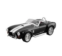 SCVWKAJA Véhicule Réplique Fidèle De Voiture 1:22 for Shelby Cobra 427 en Alliage Zinc Modèle Voiture Artisanale Moderne en Métal Ornements De Simulation Classiques Véhicules à Moteur(Black)
