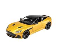 SCVWKAJA Véhicule Réplique Fidèle De Voiture 1:22 pour Aston Martin DBS Modèle Voiture Luxe en Alliage Simulation Collection Modèles De Voitures Statiques en Métal Véhicules à Moteur(Yellow)