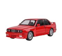 SCVWKAJA Véhicule Réplique Fidèle De Voiture 1:24 for BMW M3 E30 IM Retro Vintage Car Collection Ornements Luxe Statique Modèle De Voiture Véhicules à Moteur(Red)